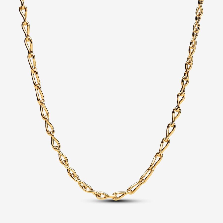 Pandora Moments 14K Gold-Plated Infinity Chain Necklace 50cm