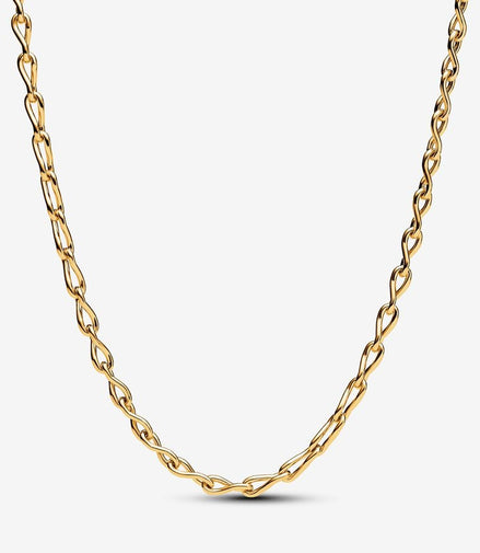 Pandora Moments 14K Gold-Plated Infinity Chain Necklace 50cm
