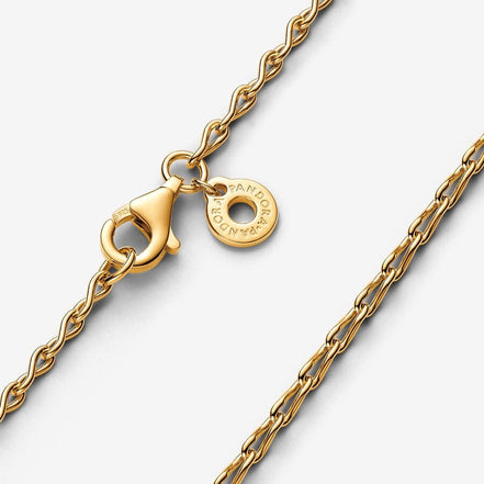 Pandora Moments 14K Gold-Plated Infinity Chain Necklace 50cm