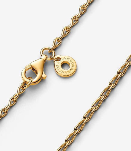 Pandora Moments 14K Gold-Plated Infinity Chain Necklace 50cm