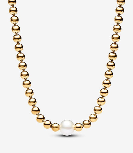 Pandora Timeless Treated Freshwater Cultured Pearl & Beads Collier Necklace