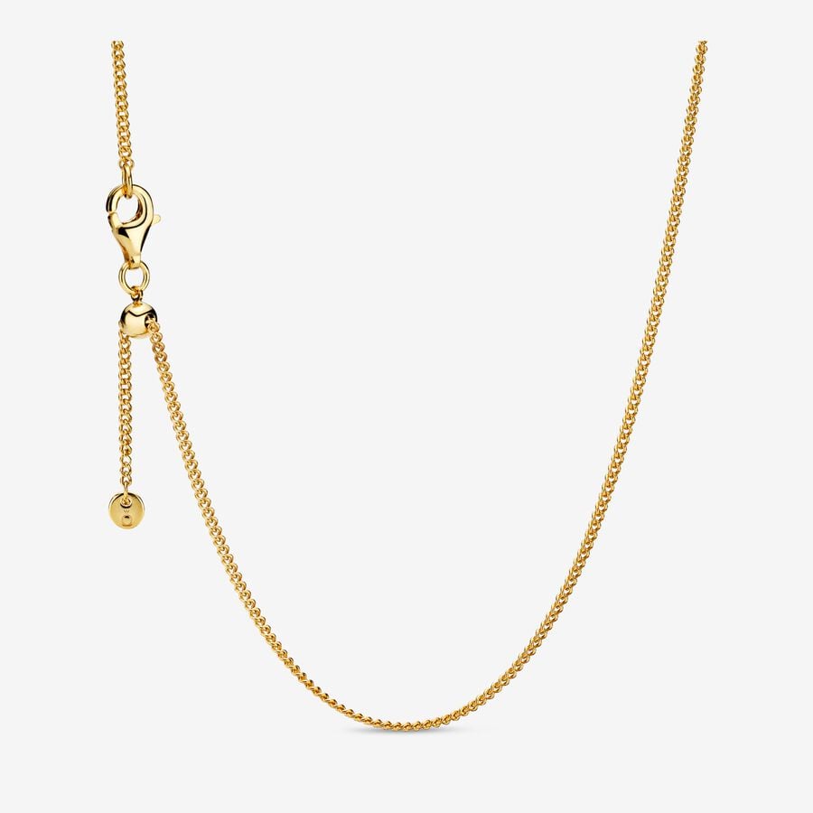 Pandora Moments Adjustable Curb Chain Necklace 60cm