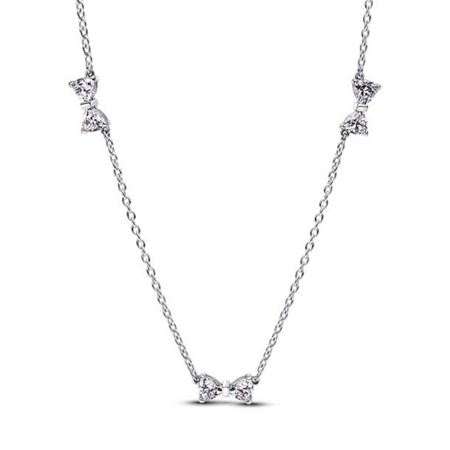 Pandora Bow Station Chain Necklace