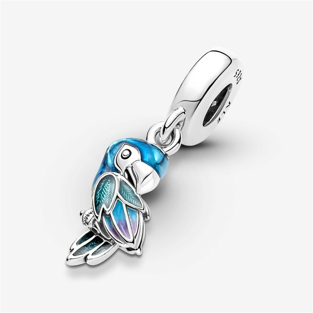 Pandora Moments Jungle Paradise Parrot Dangle Charm