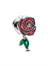 Pandora Moments Sparkling Rose in Bloom Charm