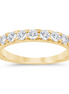 14K Yellow Gold 0.5 CTW Diamond Low Profile Wedding Band