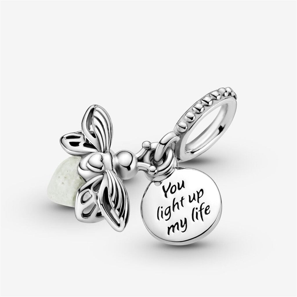 Pandora Moments Glow-In-The-Dark Firefly Dangle Charm
