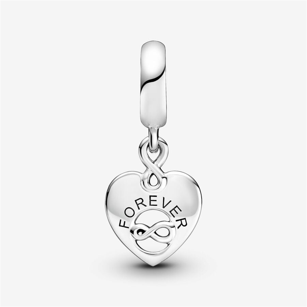 Pandora Moments Friends Forever Heart Dangle Charm