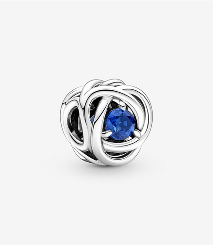 Pandora Moments September Blue Eternity Circle Charm