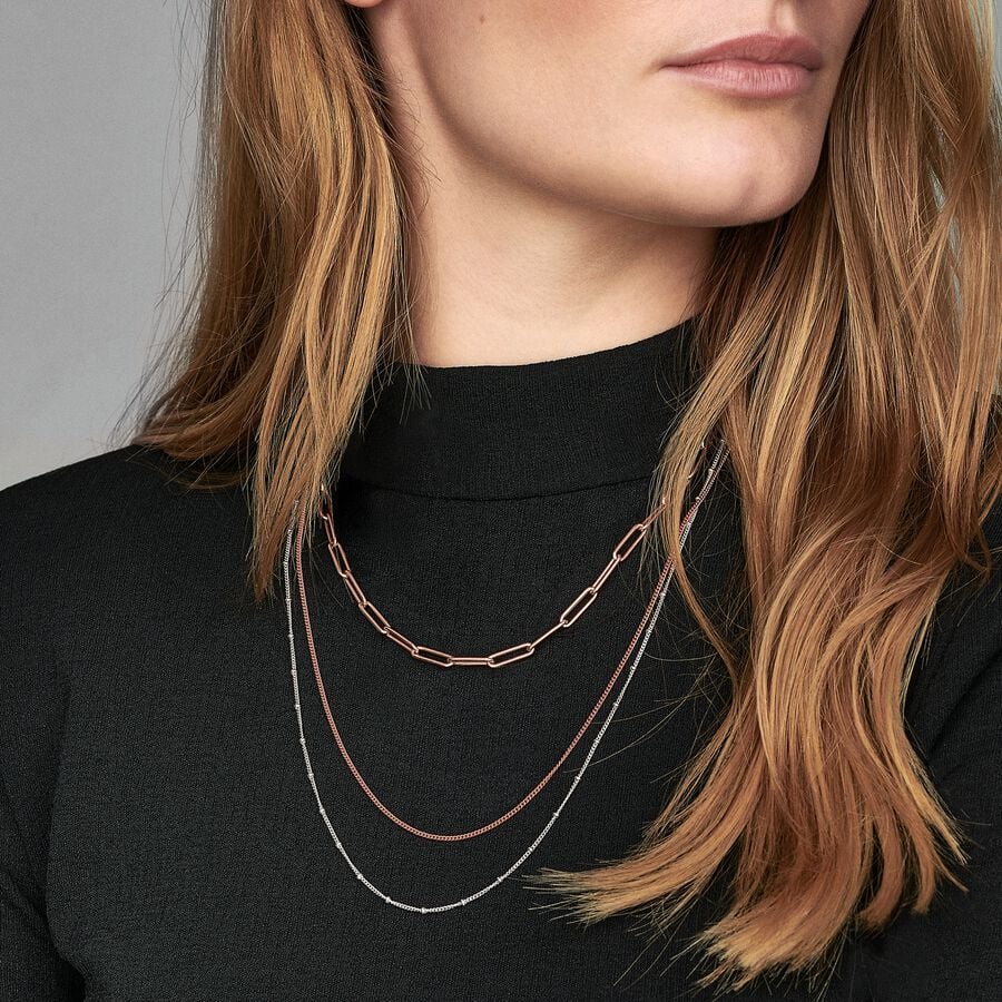 Pandora Moments Adjustable Curb Chain Necklace 60 cm