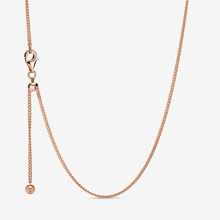 Pandora Moments Adjustable Curb Chain Necklace 60 cm