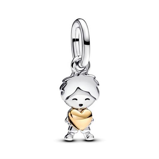 Pandora Moments Happy Boy Dangle Charm