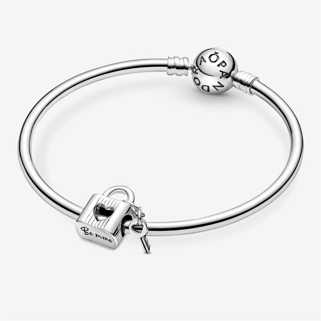 Pandora Moments Padlock & Heart Key Charm