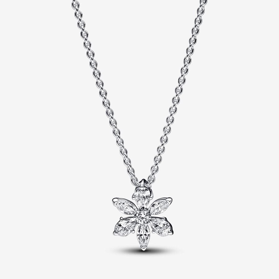 Pandora Timeless Sparkling Herbarium Cluster Pendant Necklace