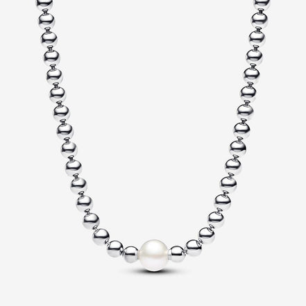 Pandora Timeless Treated Freshwater Cultured Pearl & Beads Collier Necklace