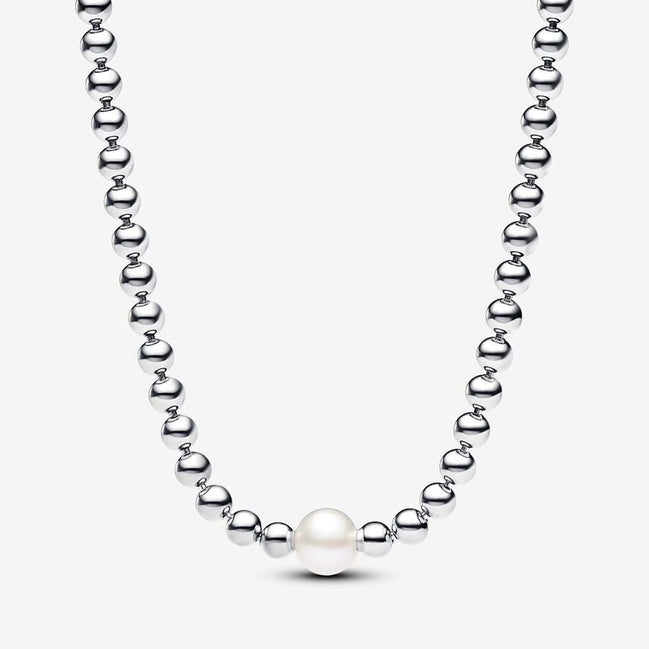 Pandora Timeless Treated Freshwater Cultured Pearl & Beads Collier Necklace