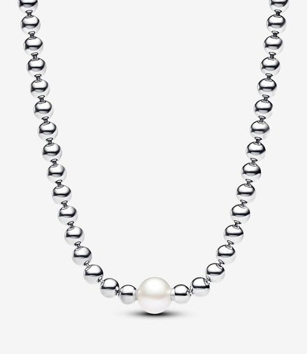 Pandora Timeless Treated Freshwater Cultured Pearl & Beads Collier Necklace