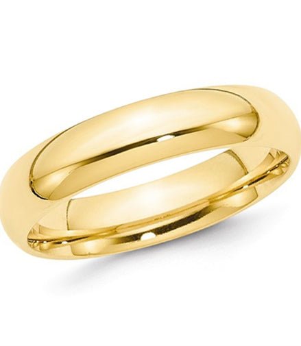 Frederick Goldman 14K  Yellow Gold Comfort Fit Band Size 6