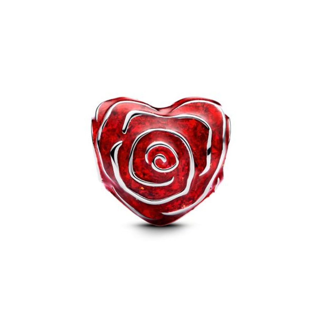 Pandora Moments Rose Heart Charm