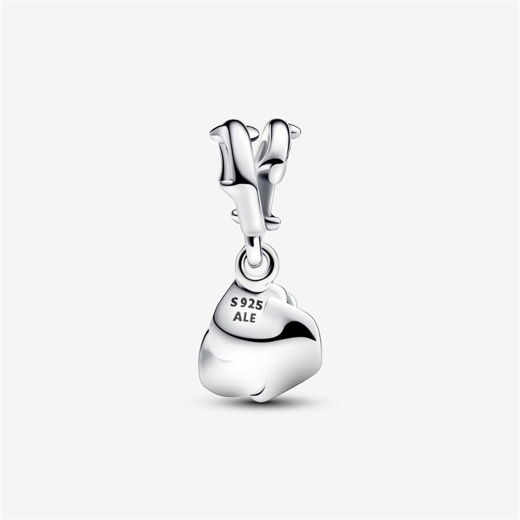 Pandora Moments Rose in Bloom Dangle Charm