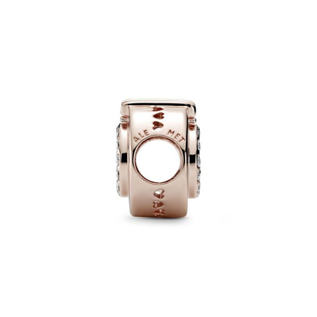 Pandora Open Center Pavé Crown O Charm