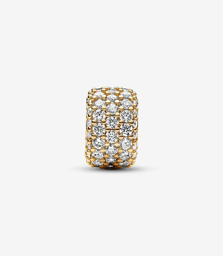 Pandora Timeless Sparkling Pavé Triple-Row Charm