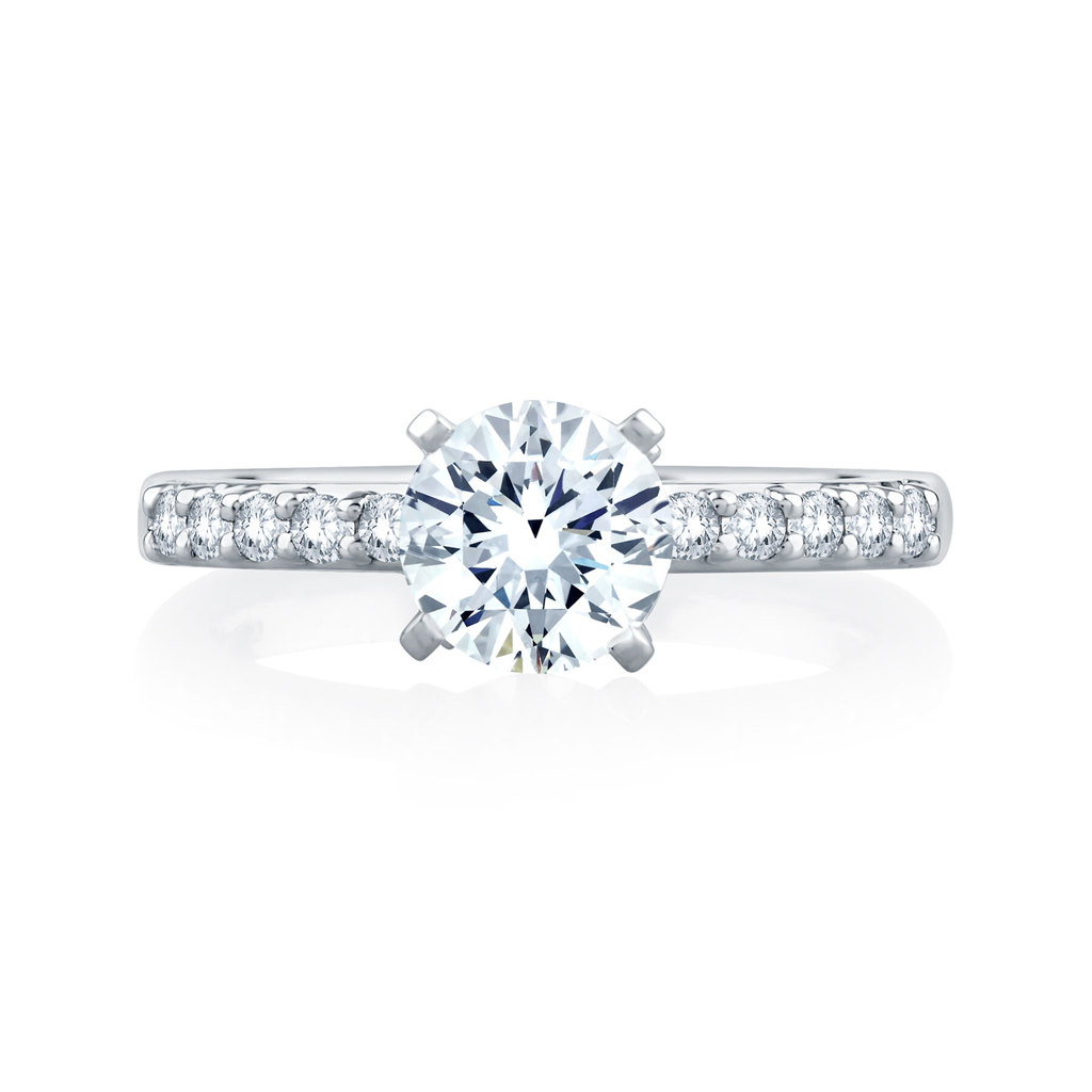 A.Jaffe Timeless Classic Double Prong Engagement Ring