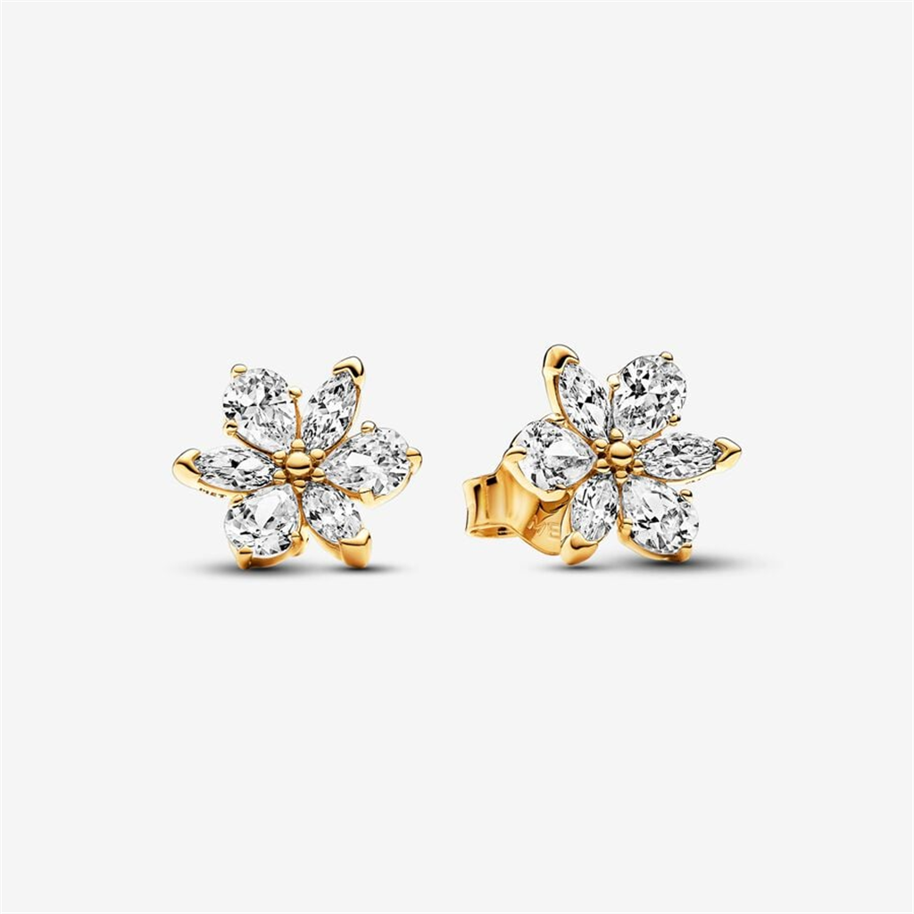 Pandora Timeless Sparkling Herbarium Cluster Stud Earrings