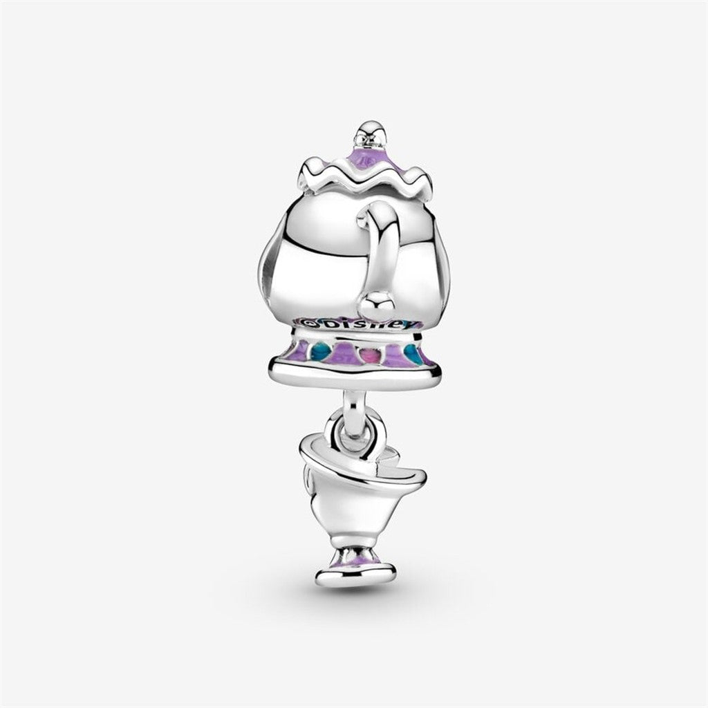 Pandora Disney Beauty and the Beast Mrs. Potts and Chip Dangle Charm