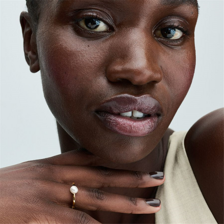 Pandora EssenceTreated Freshwater Cultured Pearl Ring Size 5