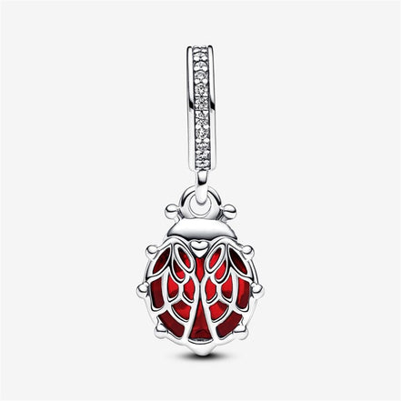 Pandora Moments Red Ladybird Dangle Charm