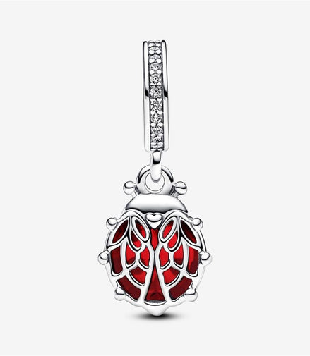 Pandora Moments Red Ladybird Dangle Charm