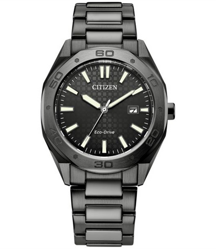 Citizen Eco-Drive Weekender Sport Gray Dial Stainless Steel Bracelet Watch
