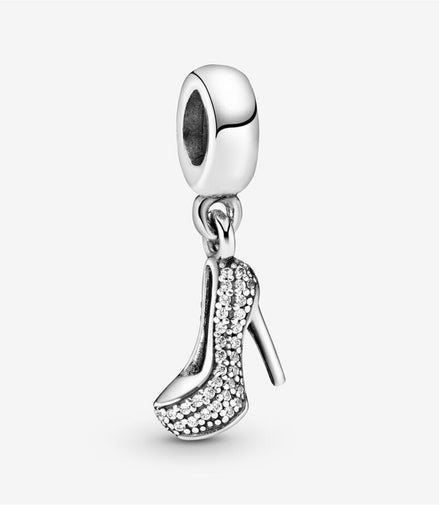 Pandora Moments Pavé Stiletto Shoe Dangle Charm