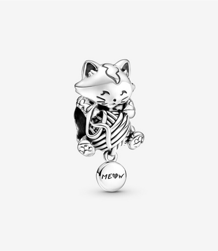 Pandora Moments Kitten And Yarn Ball Charm