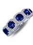 Lafonn 2.05 CTW Simulated Diamond Halo Anniversary Half Eternity Band