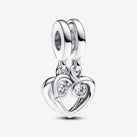 Pandora Moments "Forever & Always"  Splittable Dangle Charm
