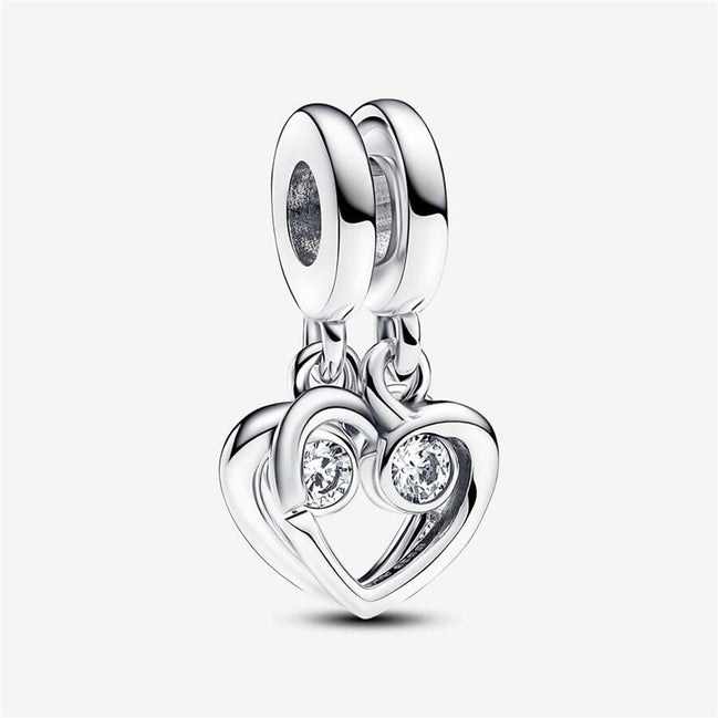 Pandora Moments "Forever & Always"  Splittable Dangle Charm
