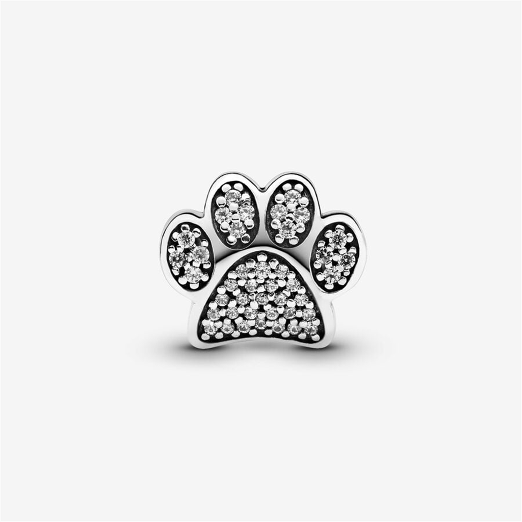 Pandora Moments Sparkling Silver Paw Charm