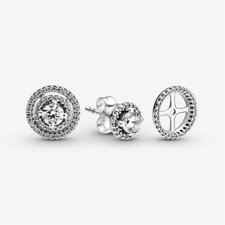 Pandora Moments Sparkling Double Halo Stud Earrings