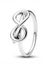 Pandora Moments Infinity Knot Ring Size 7.5
