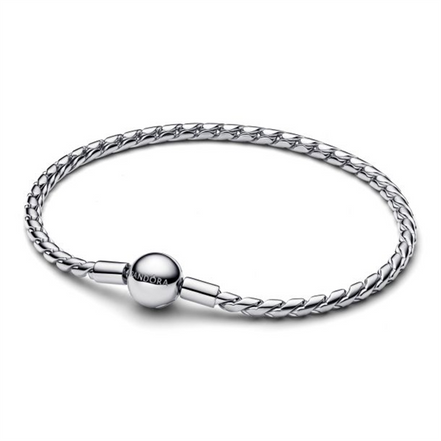 Pandora Round Clasp Wing Chain Bracelet Size 19