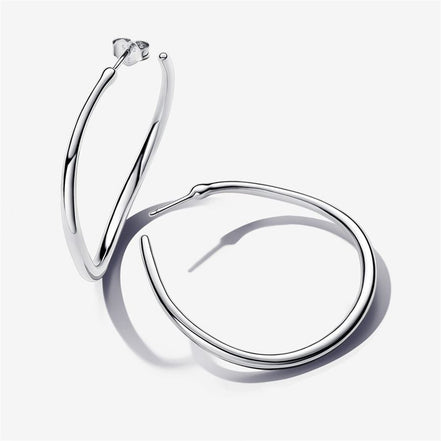 Pandora Essence Organically Shaped 42 mm Open Hoop Earrings