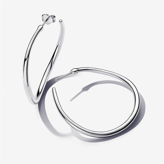 Pandora Essence Organically Shaped 42 mm Open Hoop Earrings