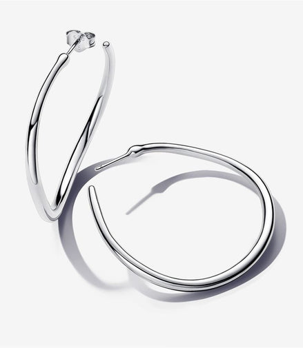 Pandora Essence Organically Shaped 42 mm Open Hoop Earrings