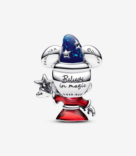 Disney Pandora "Believe In Magic" Sorcerer Apprentice Mickey Charm