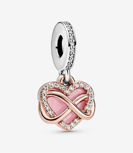 Pandora Moments Sparkling Family Infinity Heart Dangle Charm