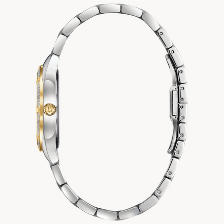 Bulova Ladies Classic Sutton Diamond Two-Tone Stainless Steel Watch