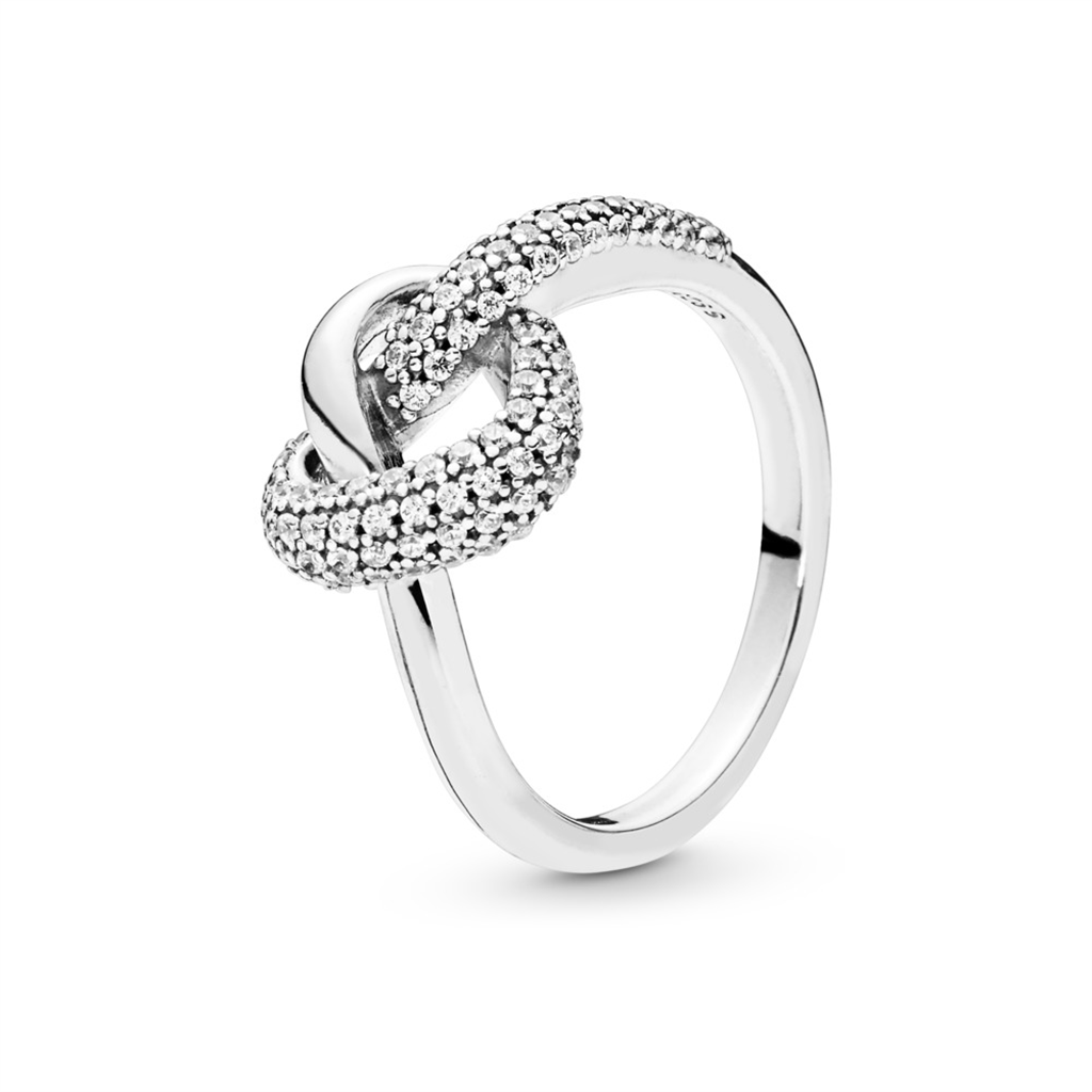Pandora Moments Knotted Heart Ring Size 5