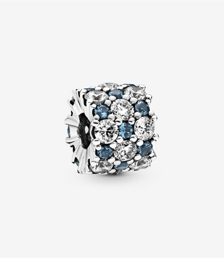 Pandora Timeless Blue and Clear Sparkle Charm